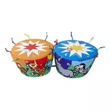 Melissa Doug Ks Kids Bongo Drums Instrumento Musical