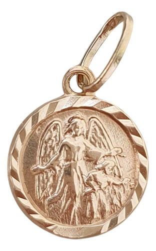 Pingente Vivara Medalha Anjo Da Guarda De Ouro 18k 750 Amarelo