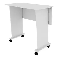 Mesa Com Rodizio Home Office Me4117 Mdp Branco - Gran Belo