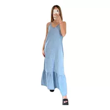 Vestido Elegante Verano Jeans Original Premiun