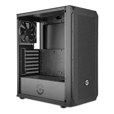 Gabinete Gaming Getttech Pc Panel Frontal De Malla, Negro