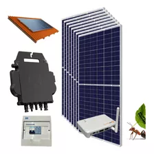 Kit Solar Residencial Apsystems Ds3d (2000w) - 8 Pl - 600kwh