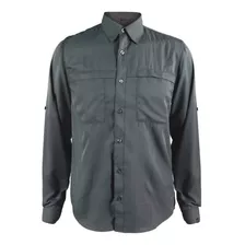 Camisa Outdoor Proteccion Uv Lightwind Gris Segman