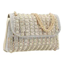 Bolsa Clucth Em Strass Bella Bauarte