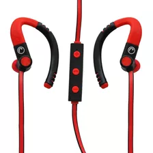 Audífono Deportivo Bluetooth Fiddler Con Manos Libres Rojo