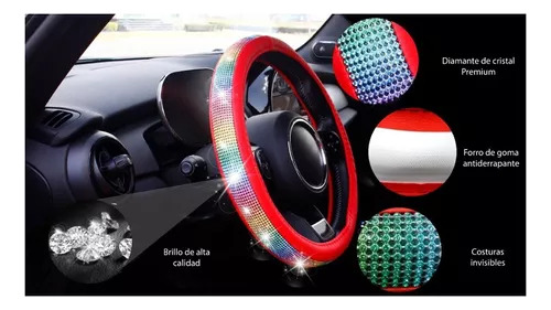 Funda Cubre Volante De Diamantes Fd913 Fiat Punto  2015 Foto 6