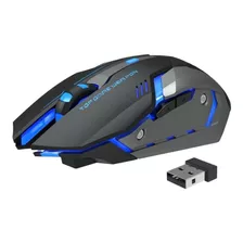 Mouse Ratón Gamer Inalámbrico Rgb Rosa Kawaii