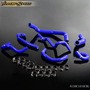 Blue Silicone Radiator Hose Fit For Nissan Skyline Gtr R Oad