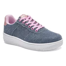 Tenis Casual Mujer Lady One Mezclilla 126-078