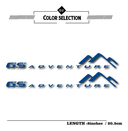 Calcomana Con Logotipo Gs Adventure Para Bmw Gs 1200 800 Foto 4