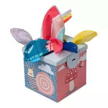 Taf Toys Caja De Pañuelos Sensoriales Arrugados Para Niño.
