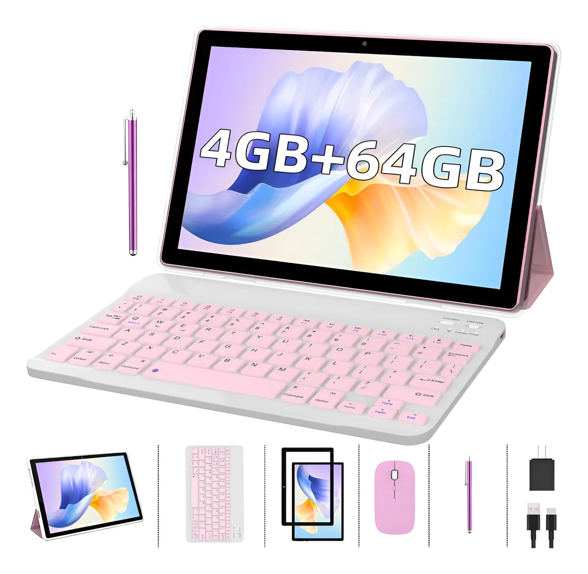 tablet con teclado y lapiz-0