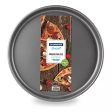 Molde Para Pizza 35 Cm Tramontina Brasil Color Negro