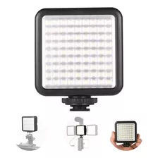 Mini Iluminador De Led Portátil Para Camera Luz Foto Video