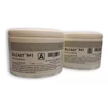 Caucho De Silicona 0,5 Kg Silcast 841 Novarchem Shore A 40