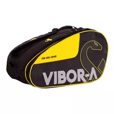 Bolso Paletero Padel Vibor-a Pro Bag Combi Negro Amarillo