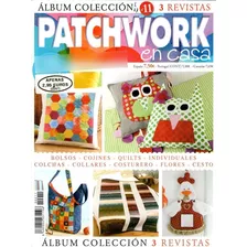  Revista Patchwork En Casa Encardenada Com 3 Volumes N° 11