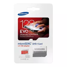 Cartão De Memória Samsung 128 Evo Plus Com Adaptadorsd 128gb