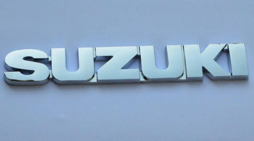 Emblema Logo Insignia Suzuki Cromado + Adhesivo Foto 2