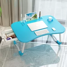 Mesa Plegable Para Laptop, Usb, Lámpara, Ventilador Y Más 