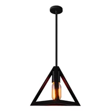 Lámpara Colgante Techo Retro Loft Triangular Minimalista