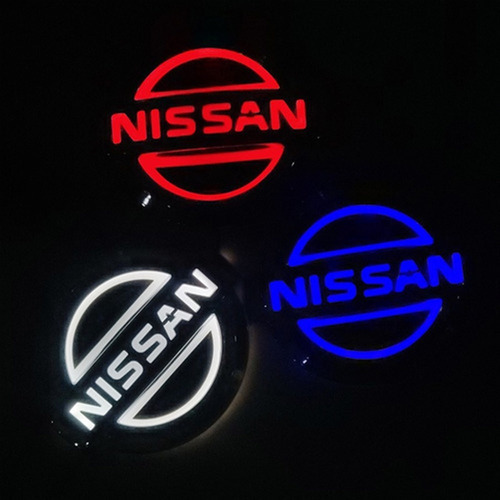 Logotipo De Luz De Coche Nissan Led 11,7 Cm X 10 Cm Foto 3