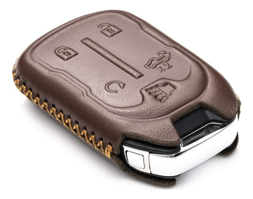 Funda De Cuero Para Llave Inteligente De Chevrolet Silverado Foto 3