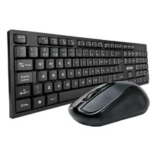 Combo Teclado E Mouse Sem Fio Bluetooth Usb Pc Notebook 