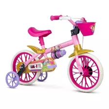 Bicicleta Infantil Aro 12 Menina Princesa Disney Nathor