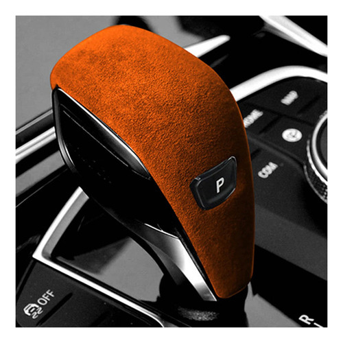 For Z4 G29 17-23 Orange Cutled Leather Shifter Cover Protect Foto 2