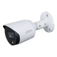 Dahua Cámara Bullet Hfw1509ta Led Full Color Resolución De 5mp Lente De 3.6 Mm 83 Grados De Apertura Menú Osd Micrófono Integrado Protección Ip67 Blanca