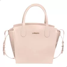 Bolsa Feminina Média Duas Alça Petite Jolie Liso Nude