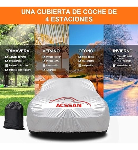 Cubierta Impermeable Lyc Con Broche Geely Emgrand 2023 Foto 3