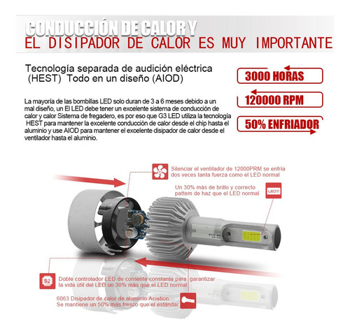 Jeep Compass Focos Led 9005 H11 Luz Alta/baja 2014-2020 Foto 6