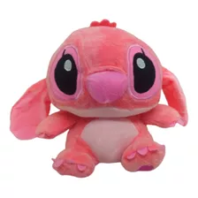 Muñeco Stitch Peluche Liloystitch De Cabezon Rosa Ventosa