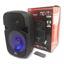 Parlante 6.5 Bluetooth Fm Entrada Microfono Mini Cabina Acti Color Negro 5vdc