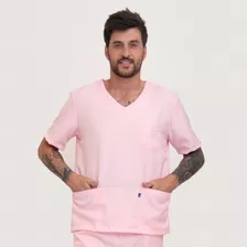 Pijama Cirúrgico Conjunto Hospitalar Scrub Masculino Básico