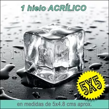 A64 Cubo Hielo Acrilico Super Grande 5x5 Foto Video Ice Cube