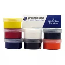 Kit De 7 Pigmentos De 20gr Para Epoxicos En Colores Basicos