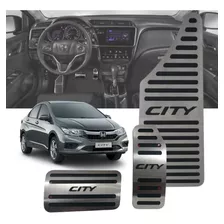 Kit Pedaleira Esportiva Descanso Honda City Ex Lx Automatico