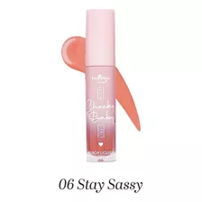 Rubor Liquido Cheeky Baby Italia Deluxe Mejillas Y Labios Tono Del Maquillaje 06 Stay Sassy