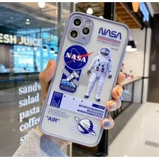 Case Funda Nasa Azul Para iPhone