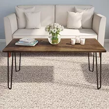 Mesa De Centro Lavish Home Con Patas De Horquilla, (l) 41.25