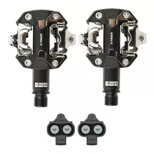 Pedal Look X-track Mtb Cinza Escuro Com Taquinho Original