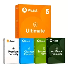 Avast Ultimate Premium Security 5 Dispositivos 1 Año