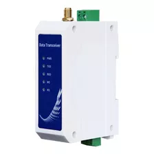 Transceptor Rs485 Modbus Via Lora 433mhz Din Cable Aereo