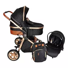 Coche Infantil Moises De Lujo Con Porta Bebe 2 En 1 Voyage