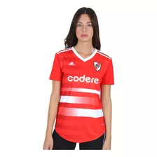 Camiseta River Plate adidas Alternativa 2023 Mujer En Rojo Y