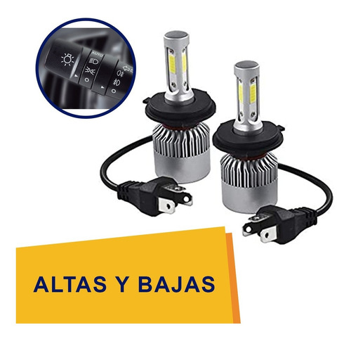 Focos Atos Hyundai Hiperled Delanteros Altas Y Bajas 3 Caras Foto 2