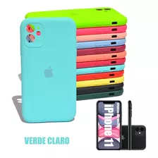 Capinha Compatível iPhone 11 Aveludada E Proteção De Câmera